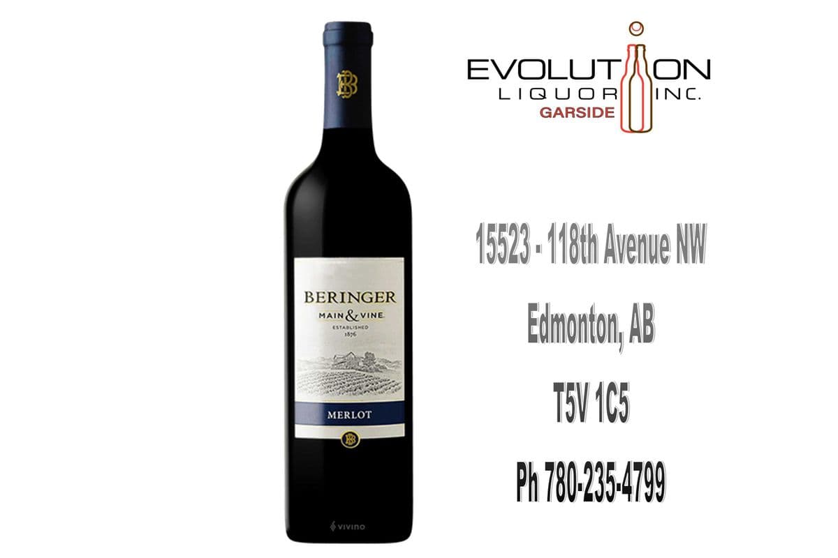 Beringer Main & Vine Merlot 750G (1 x 750ml Glass Bottle)