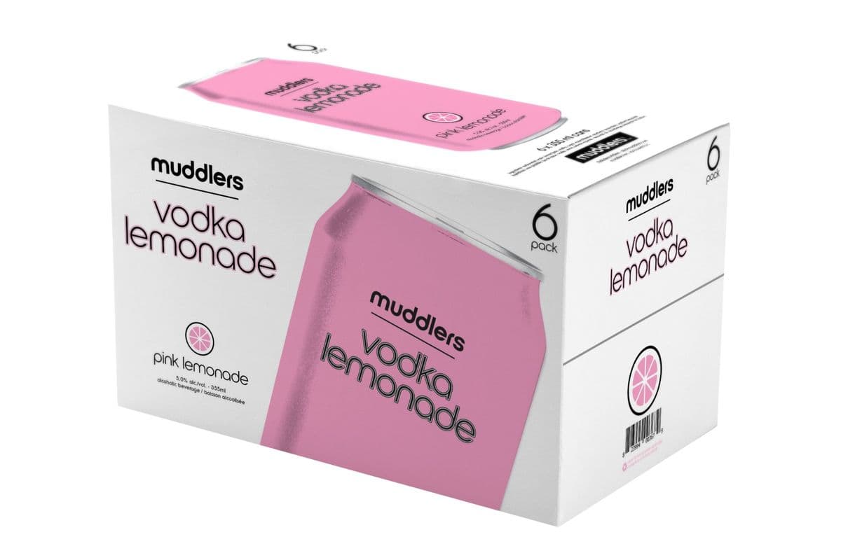 Muddlers Vodka Pink Lemonade (6 Pack)