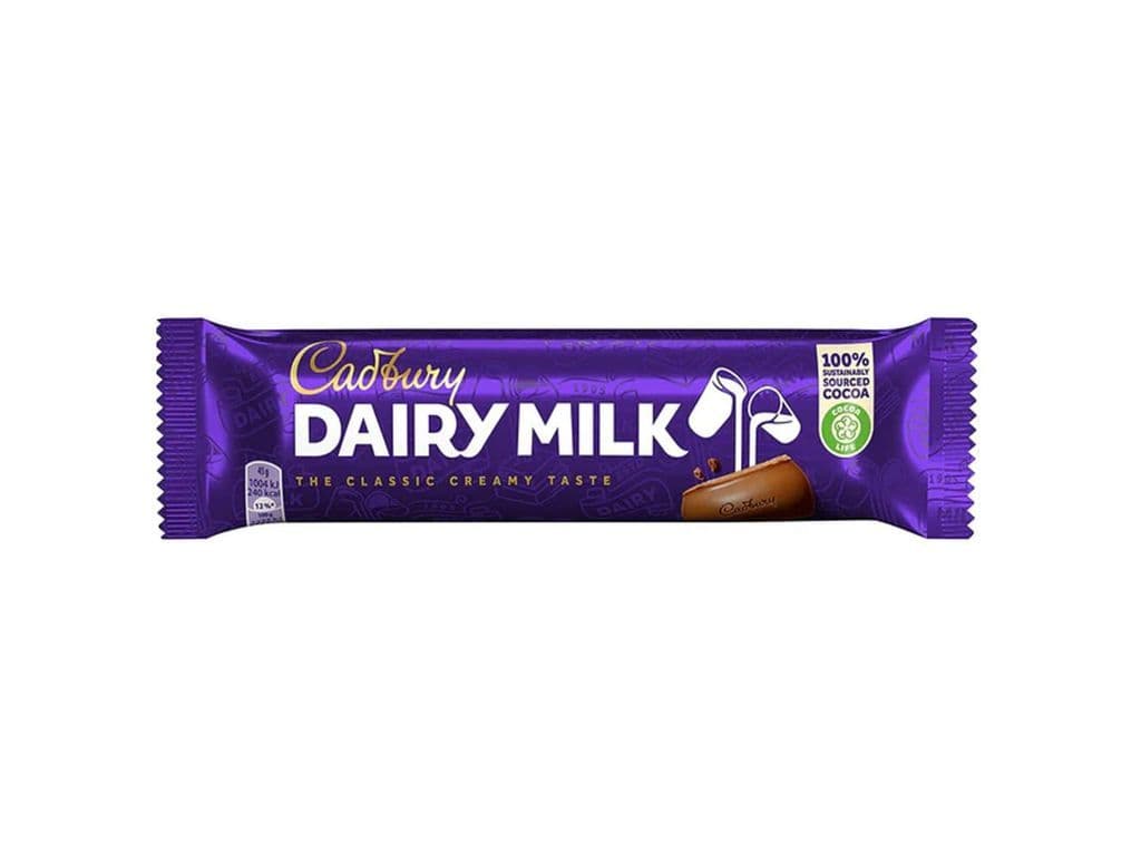 Cadbury Dairy Milk UK 45g British Chocolate Bar