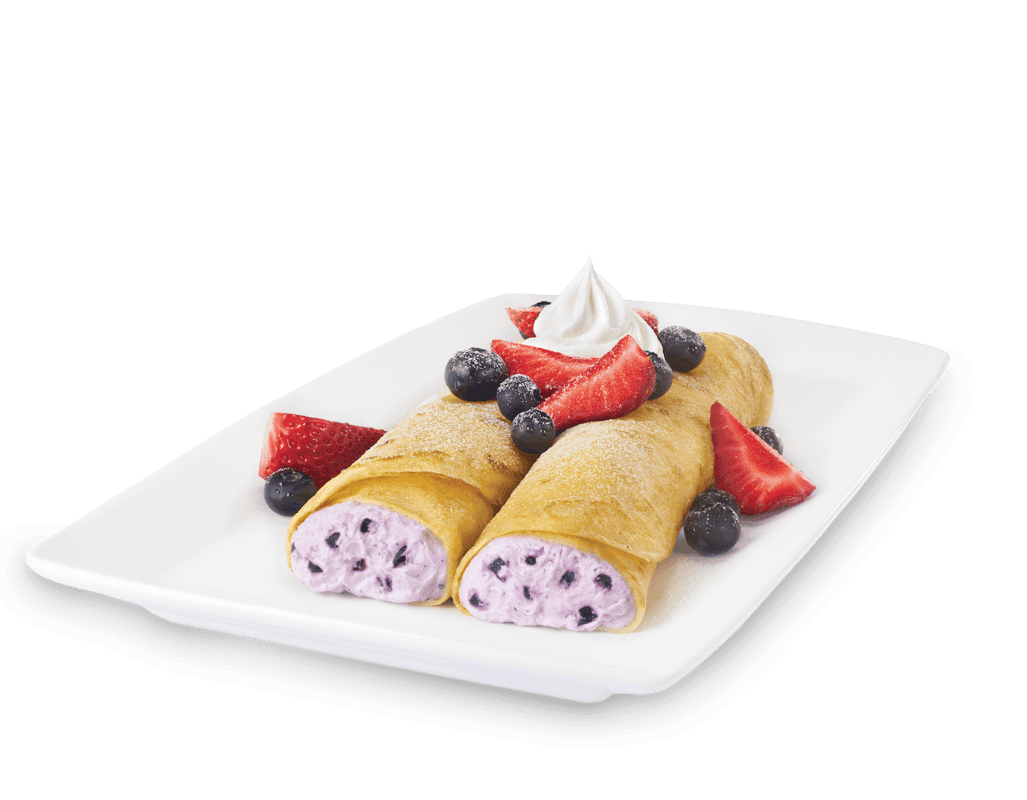 Philly Blueberry Cream Cheese Crepe