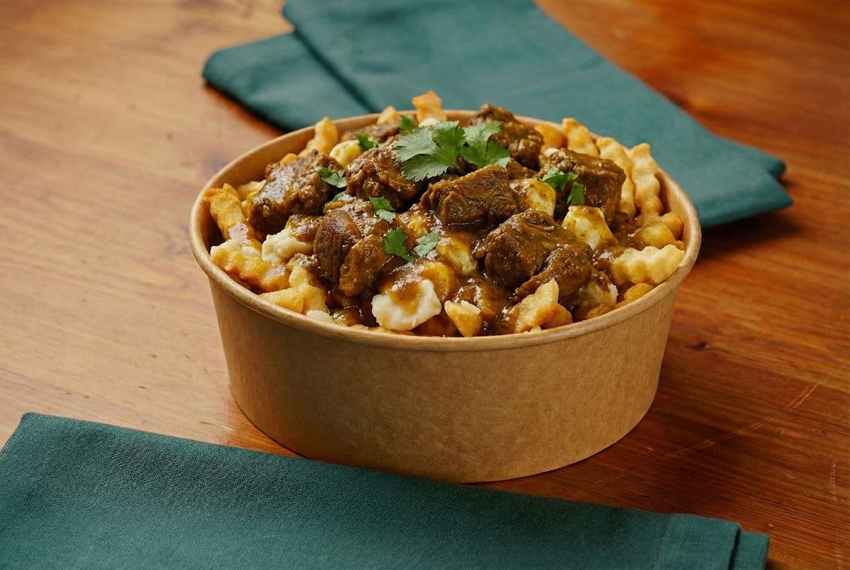 Curry Goat Poutine