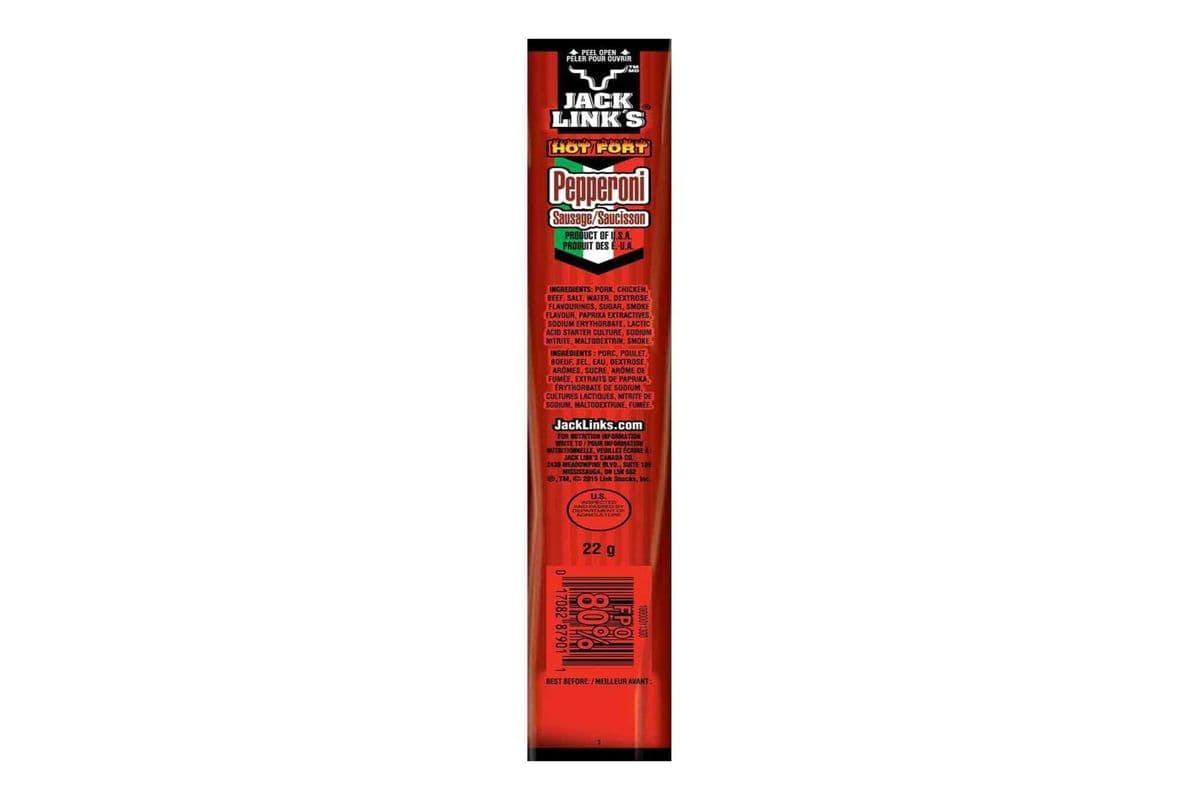 Jack links – Pepperoni Hot 2 Sticks (80 g)