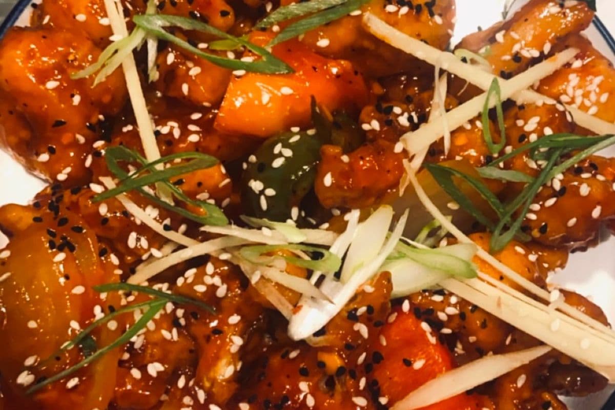 Honey Chilli Glazed Cauliflower