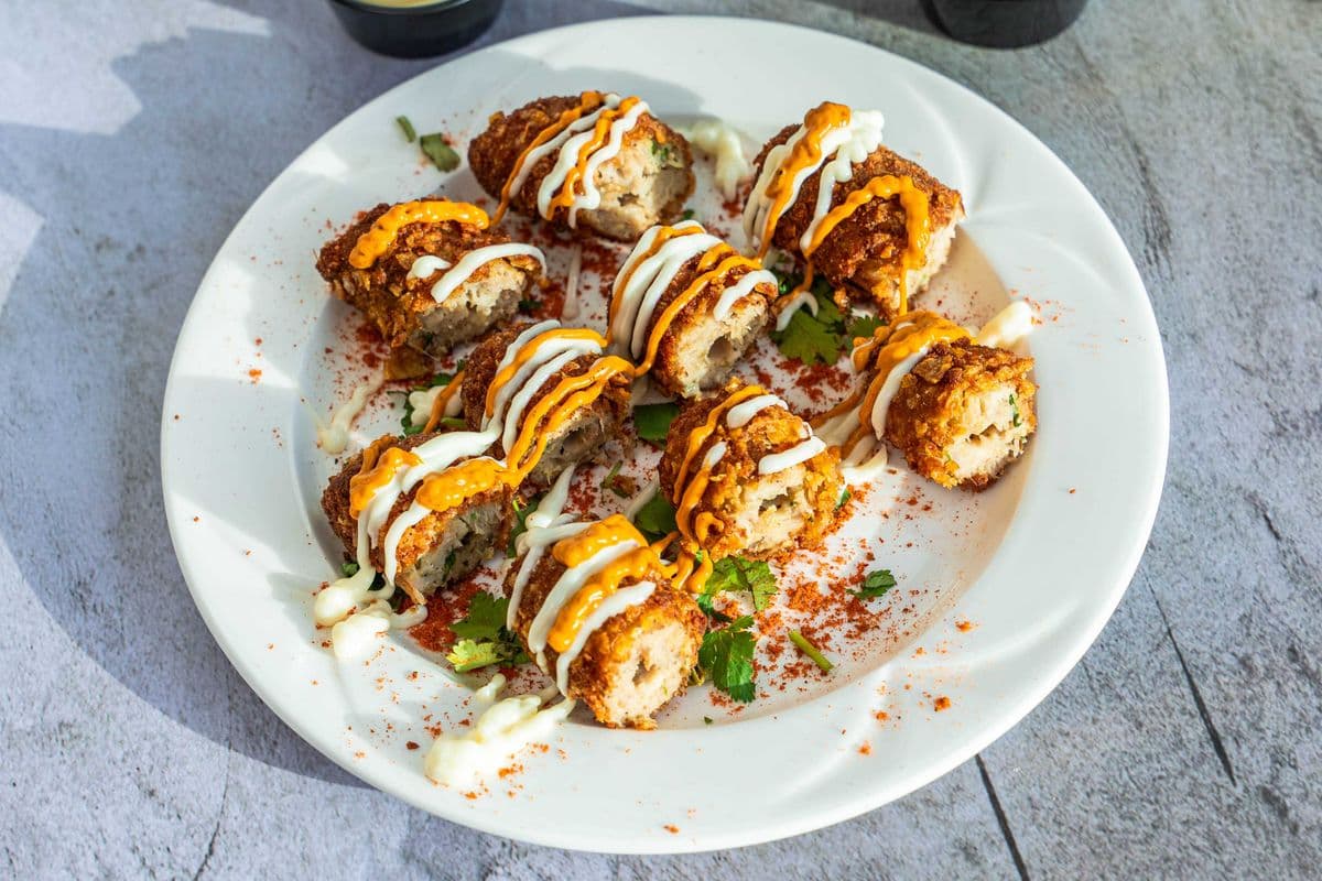 Crunchy Chicken Seekh Kabab