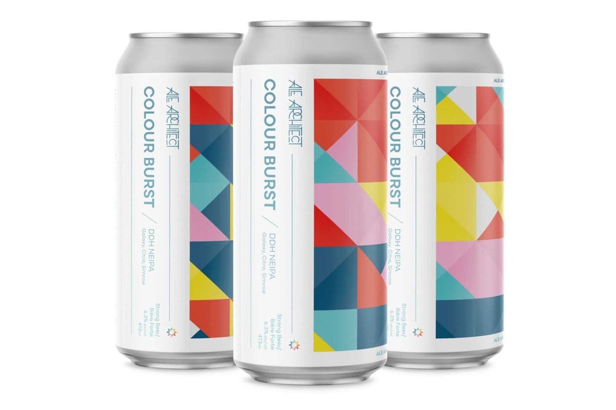 ALE ARCHITECT COLOUR BURST DDH NEIPA 4 CANS (4 x 473 ML)
