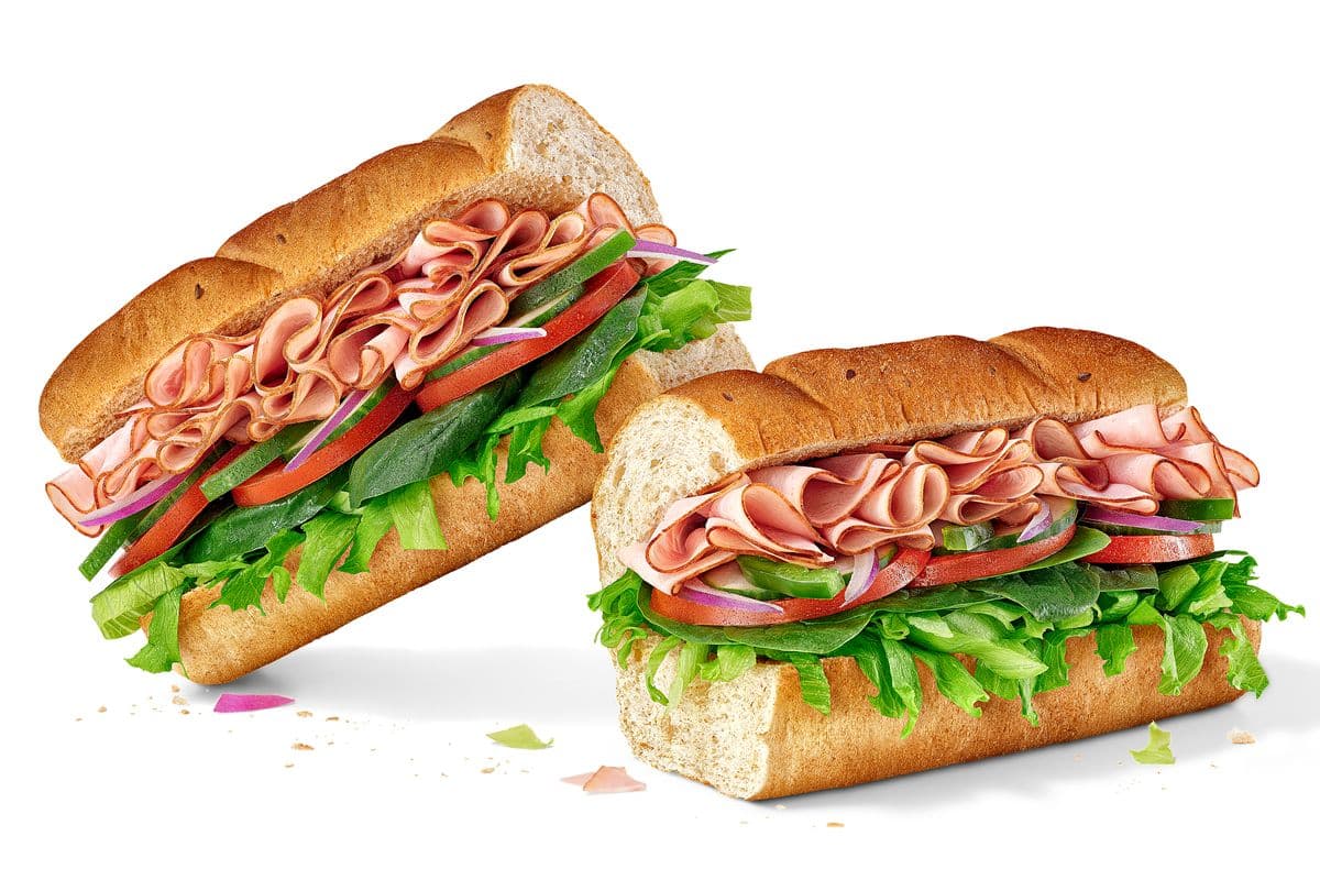 Footlong Black Forest Ham Sub (520 Cals)