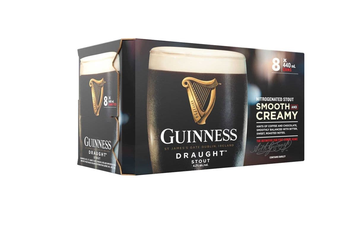 554469. GUINNESS DRAUGHT (8 x 440ML (CANS))