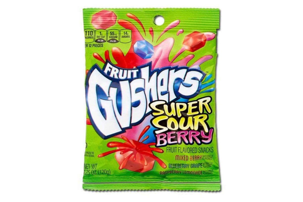 Fruit Gushers Super Sour Berry Bag
