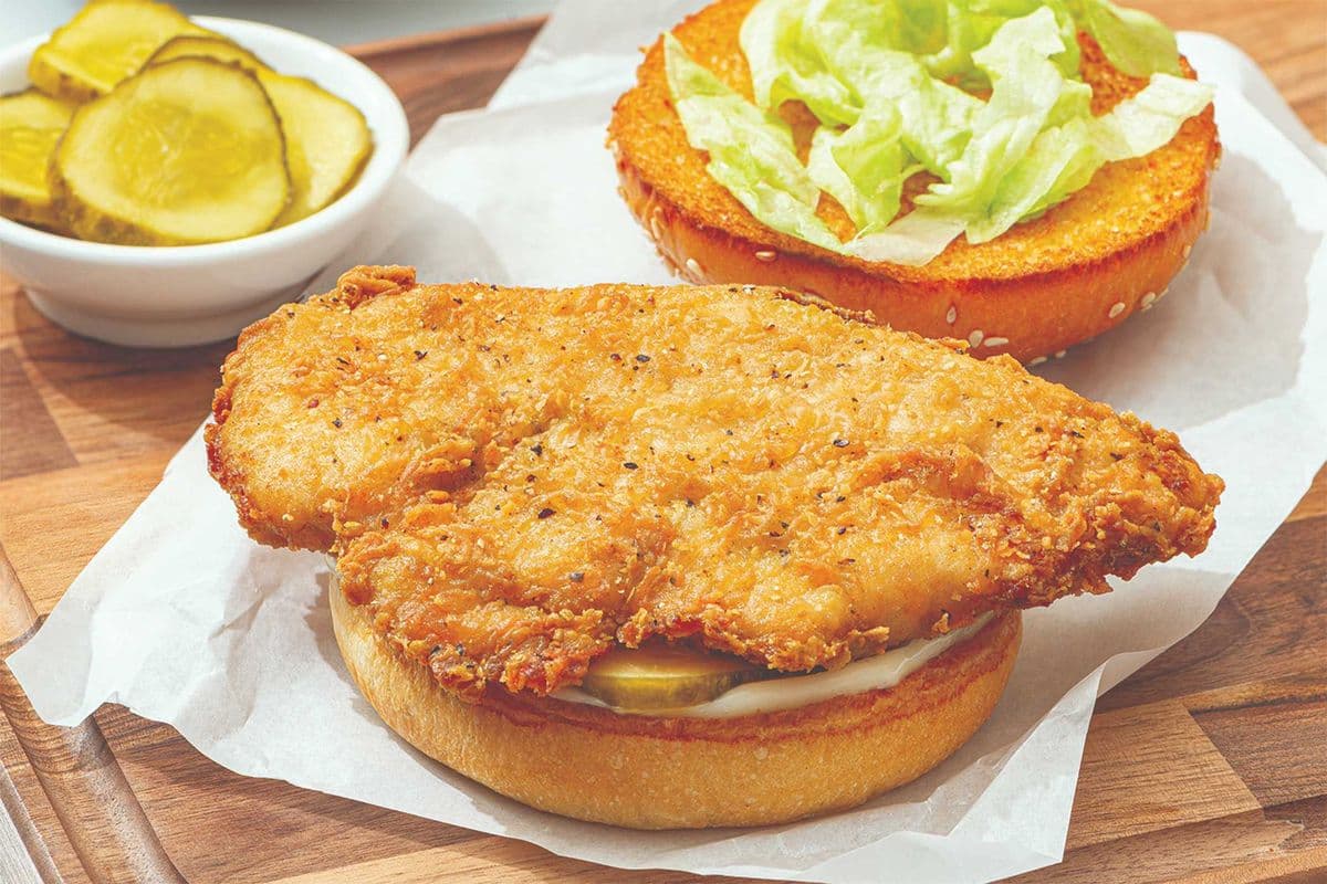 Crispy CHKN Burger Combo