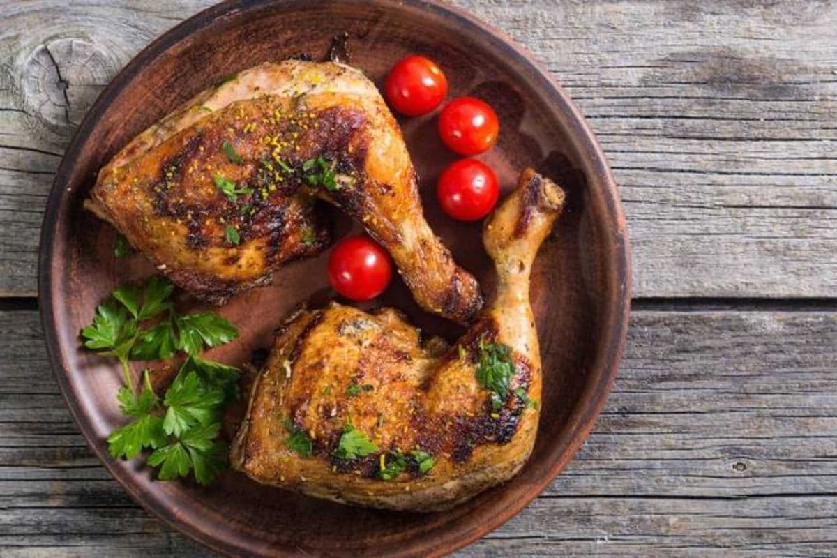 Cooked Chicken Leg and Thigh (1 lb)