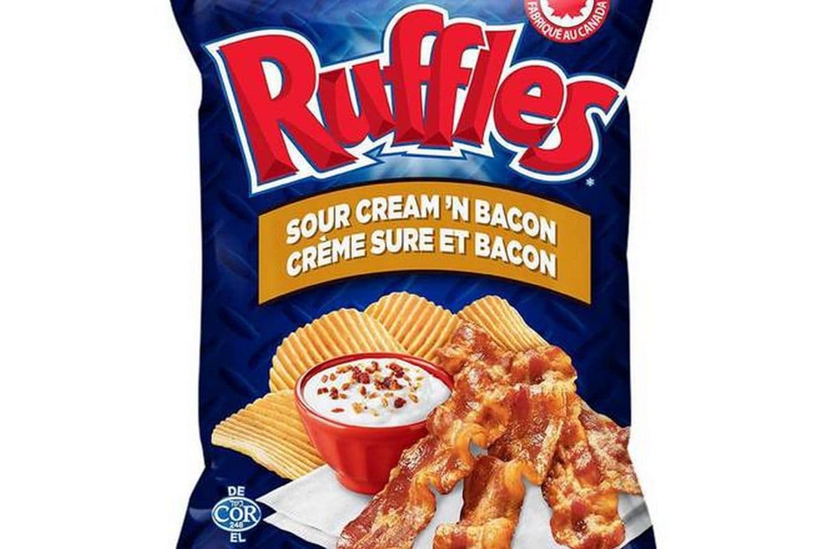 Ruffles Sour Cream 'N Bacon (200 g)