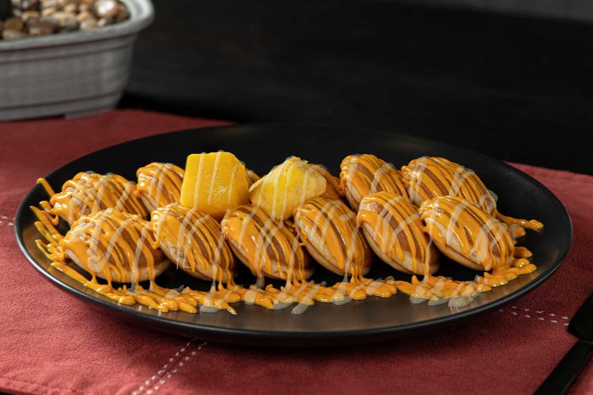 Mango Mini Pancakes