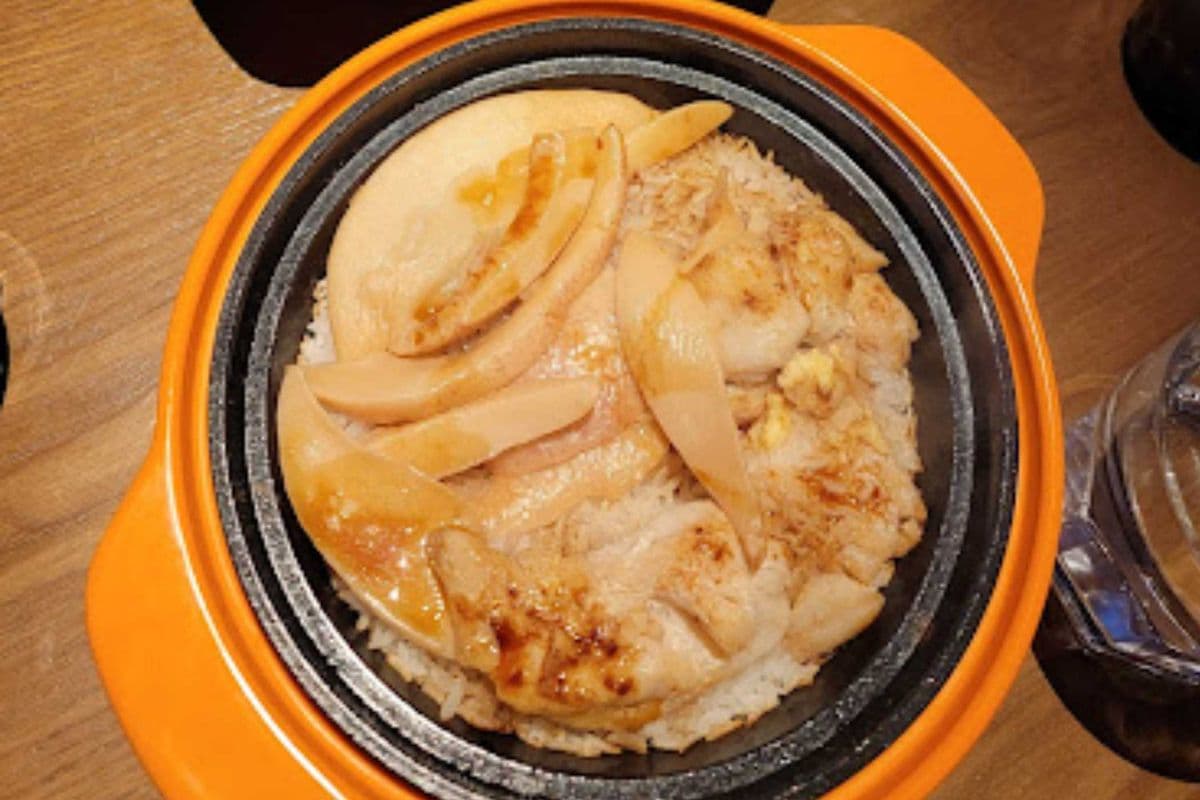 Halibut Cheek, Sliced Conches with Clay Pot Rice