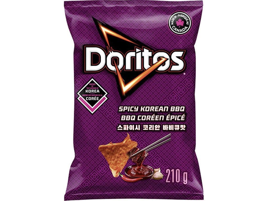 Doritos Spicy Korean BBQ Corn Chips 210g Asian Inspired Snack