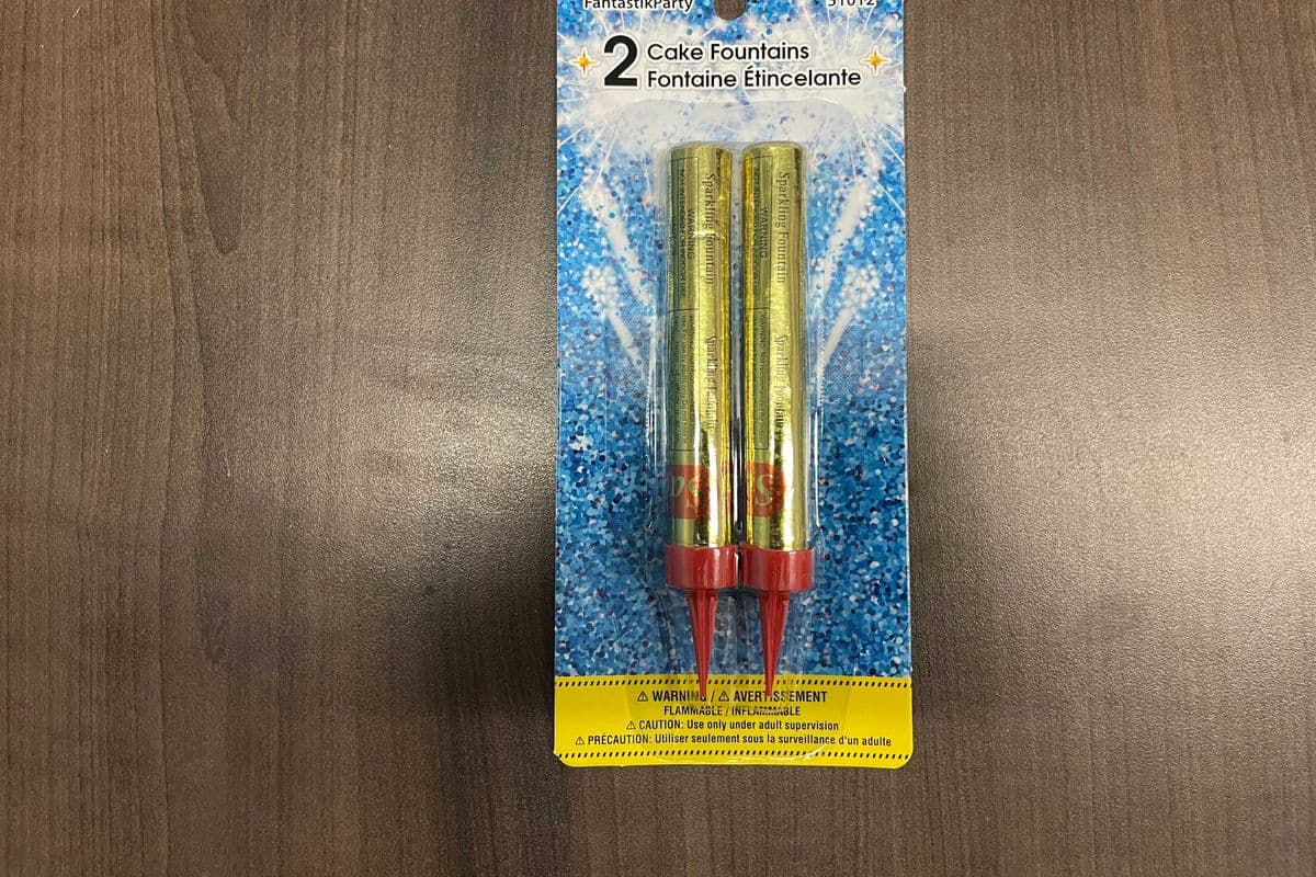 Fountain Sparkler Cake 2pk (2 Pack)