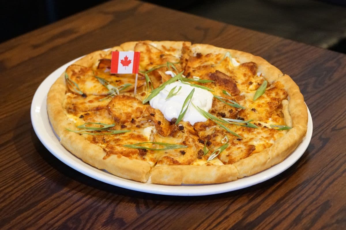 8" Perogie Pizza