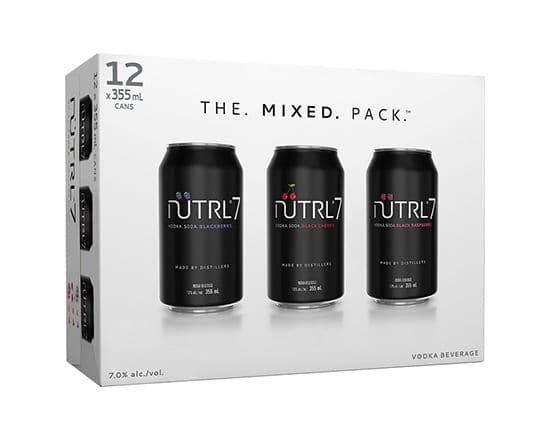 NUTRL7 VODKA MIXER 12 CAN (12 x 355ml)