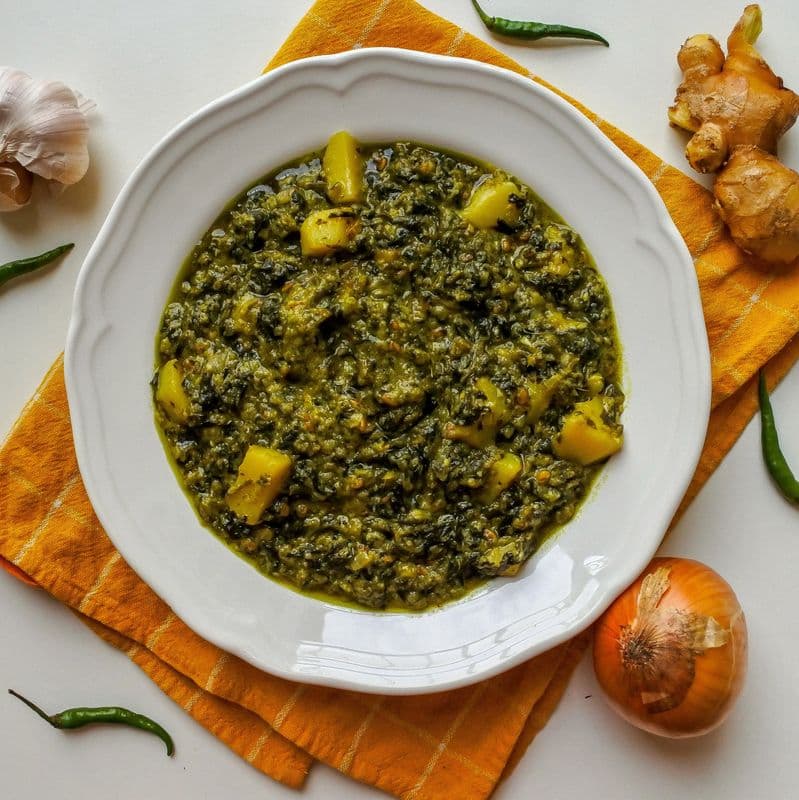 Spinach Potato Curry