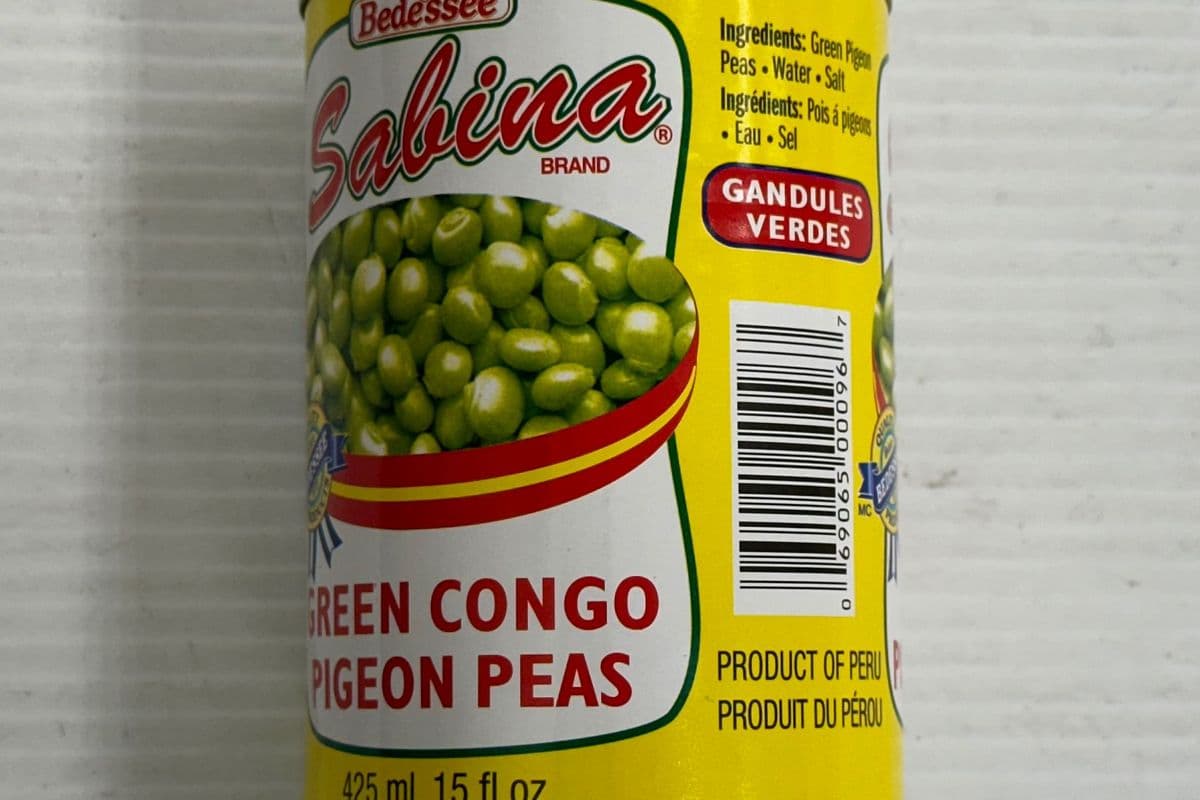 Bedessee Sabina Green Congo Pigeon Peas (425 ml)