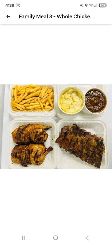 Family Meal 3 - Whole Chicken and Full Rack Ribs