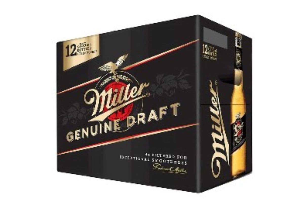 Miller Genuine Draft 12 x 355 ML Bottles (1 x 355ml)