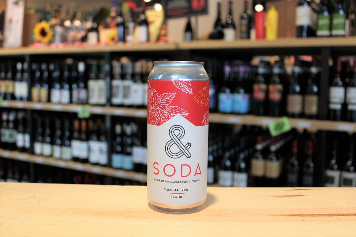 And Soda Vodka Raspberry Lemon (1 x 473 ml)