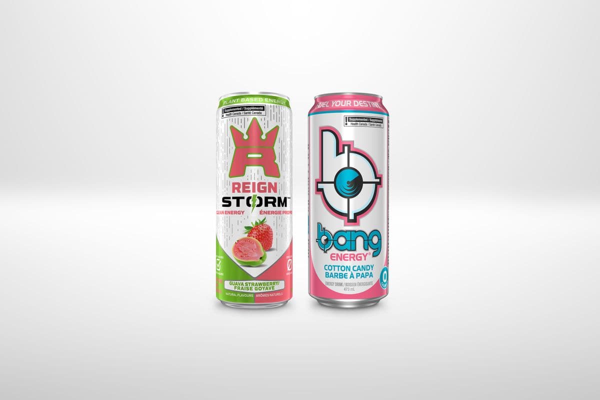 Reign, Reign Storm, NOS, Bang (355-473ml) - 2 for $5.50