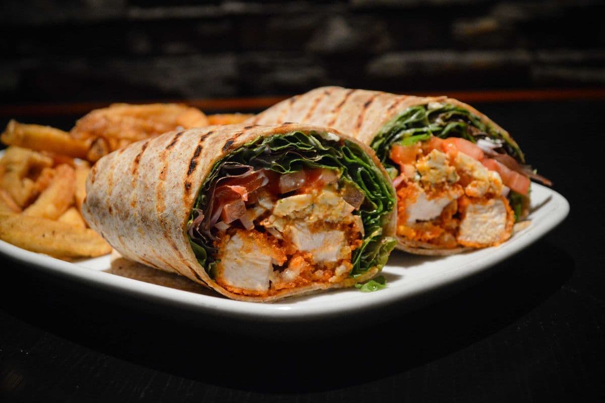 BBQ Chicken and Brie Wrap