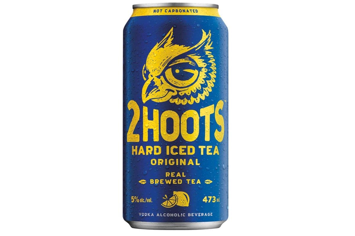 2 HOOT ORIGINAL HARD ICE TEA (1 x 473 ML)
