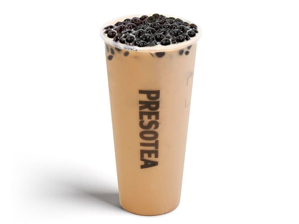 Thé au lait d'orge et perles / Barley Pearl Milk Tea
