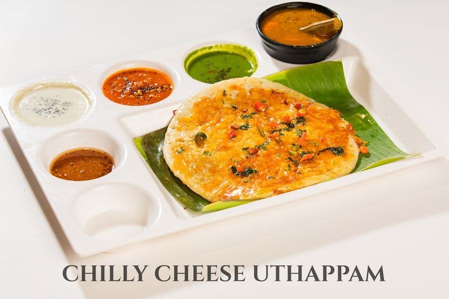 Chilli Cheese Uthappam