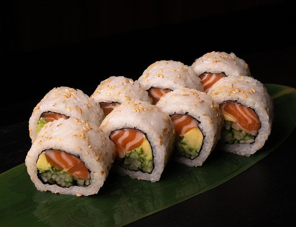 Salmon Avocado Cucumber Roll