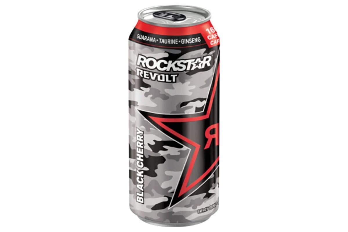 Rockstar Black Cherry Revolt Energy Drink (473 mL)