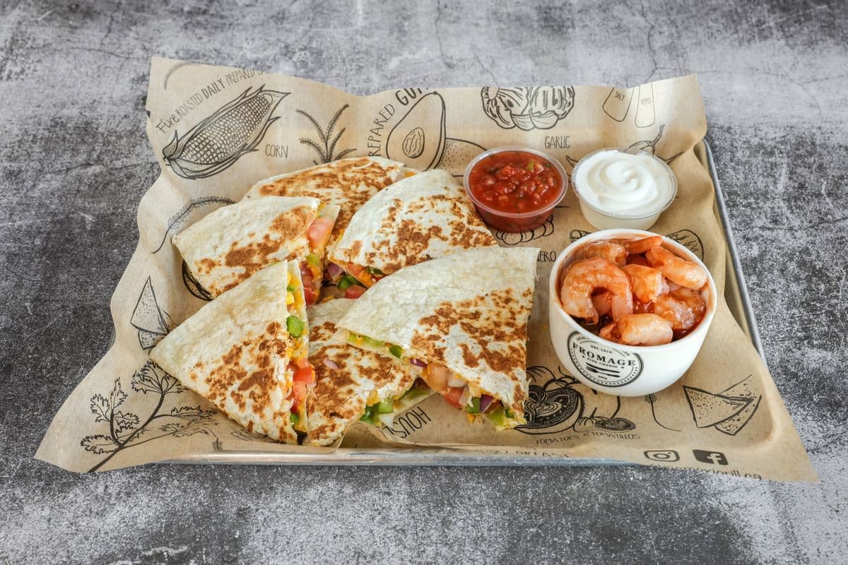Shrimp Quesadilla Combo