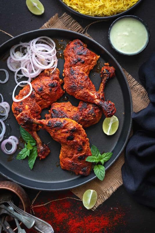 Tandoori Chicken (Full) (8 pieces)