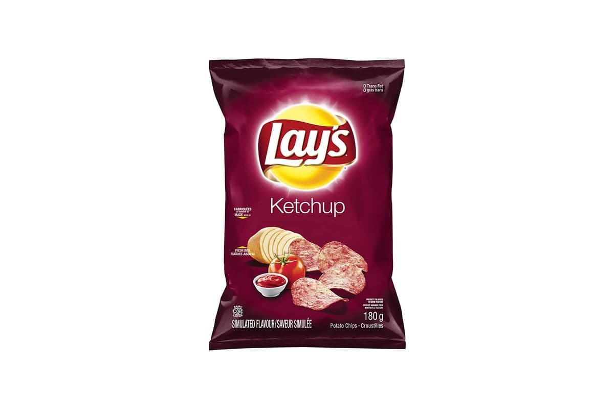 Lays Ketchup Flavour Potato Chips (220g)