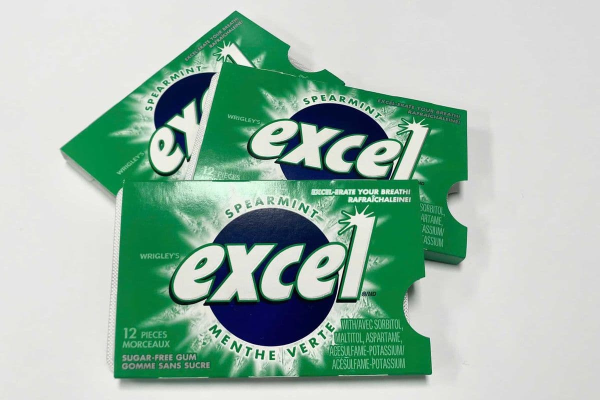 Wrigley's Excel Spearmint (33.6g) (5 Cal)