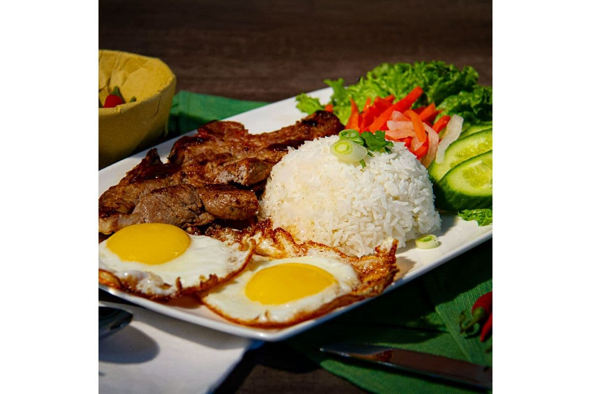 R2. Grilled Pork and Eggs Rice | Cơm Sườn Op La
