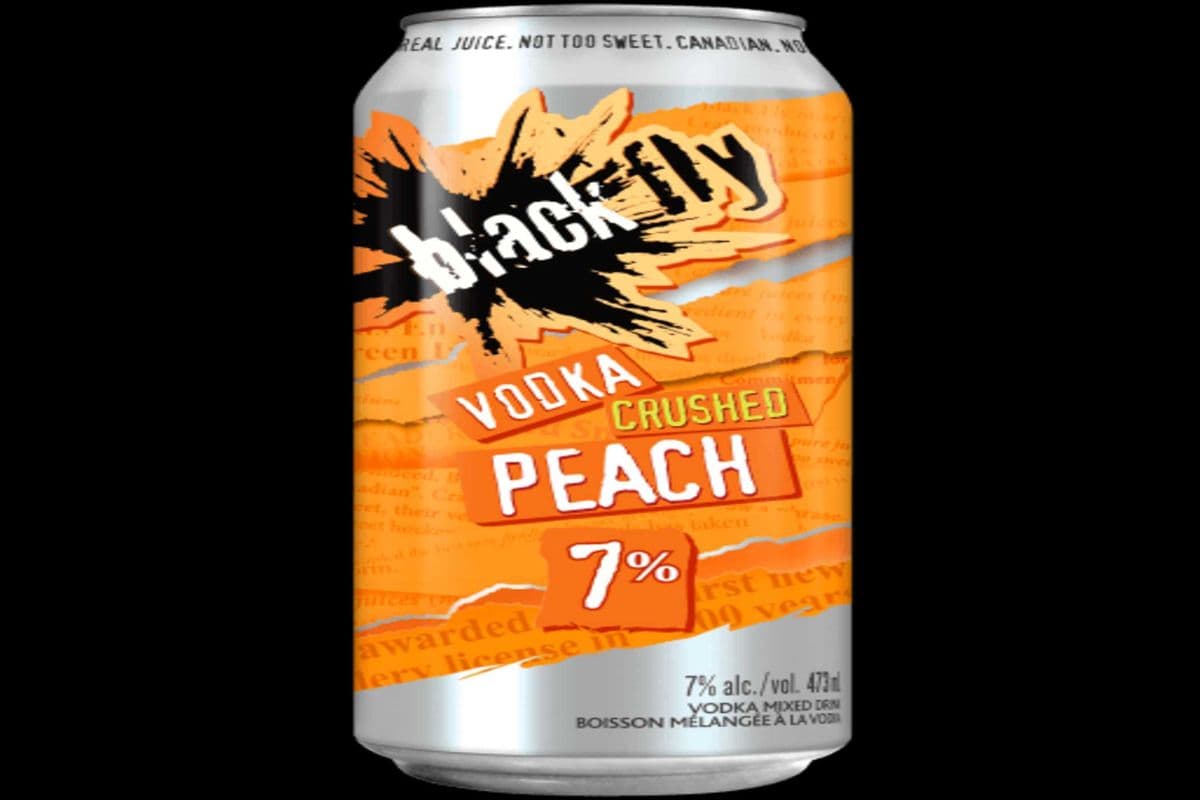 Black Fly Vodka Crushed Peach (1 x 473 ml)