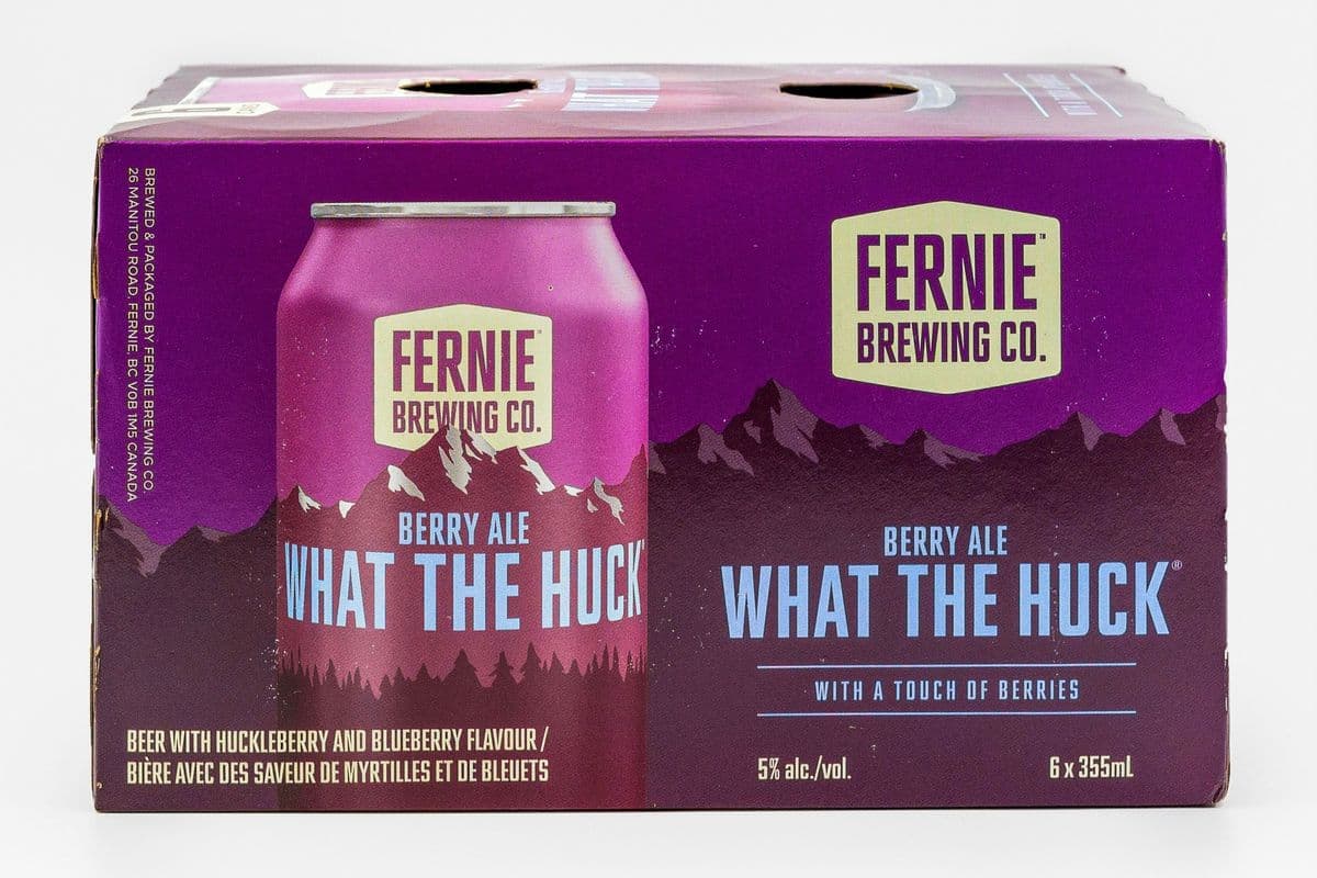 Fernie Brewing What The Huck Huckleberry Ale (6 x 355 ml)