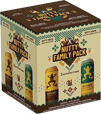 DEAD FROG NUTTY FAMILY PACK 4 CAN (4 x 473ML)