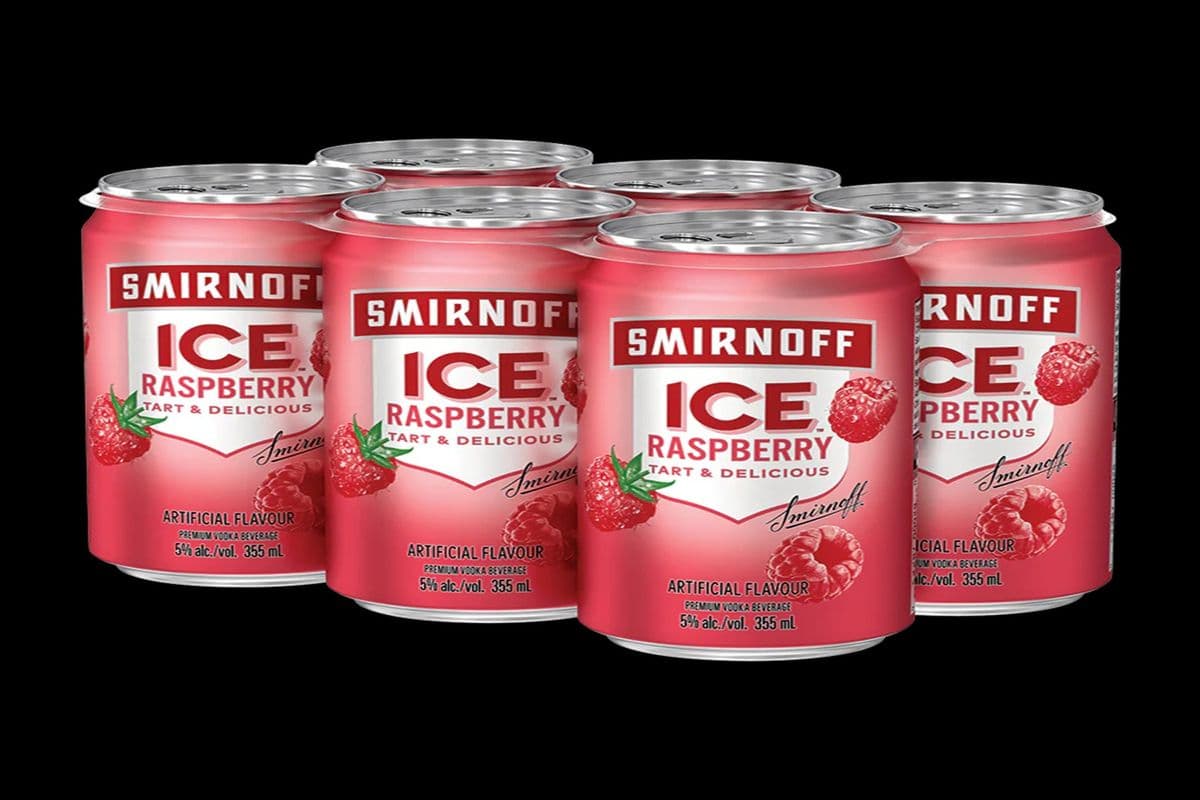 Smirnoff Premium Framboise Vodka Ice Raspberry 6CANS (6 x 355ml)