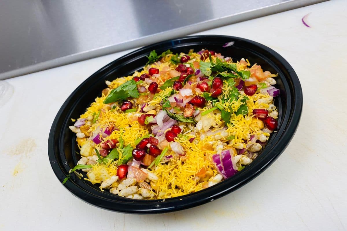 Tikki Chole chaat