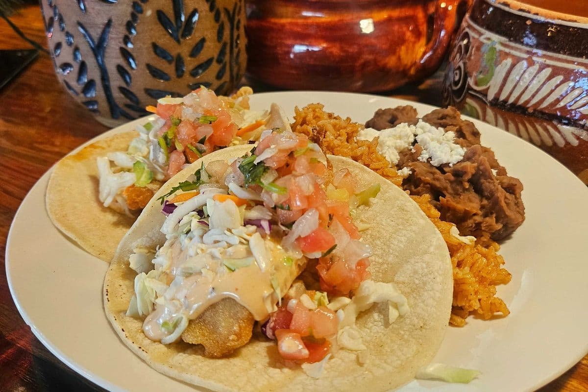 Snapper Taco Plate