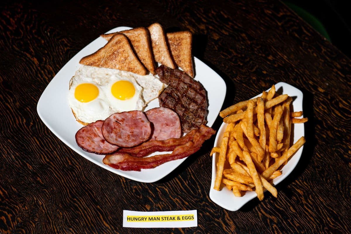 Hungry Mans Steak and Eggs