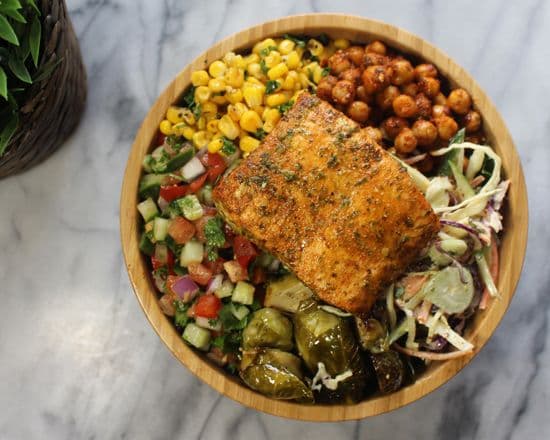 Roasted 4 oz Salmon Grain Bowl