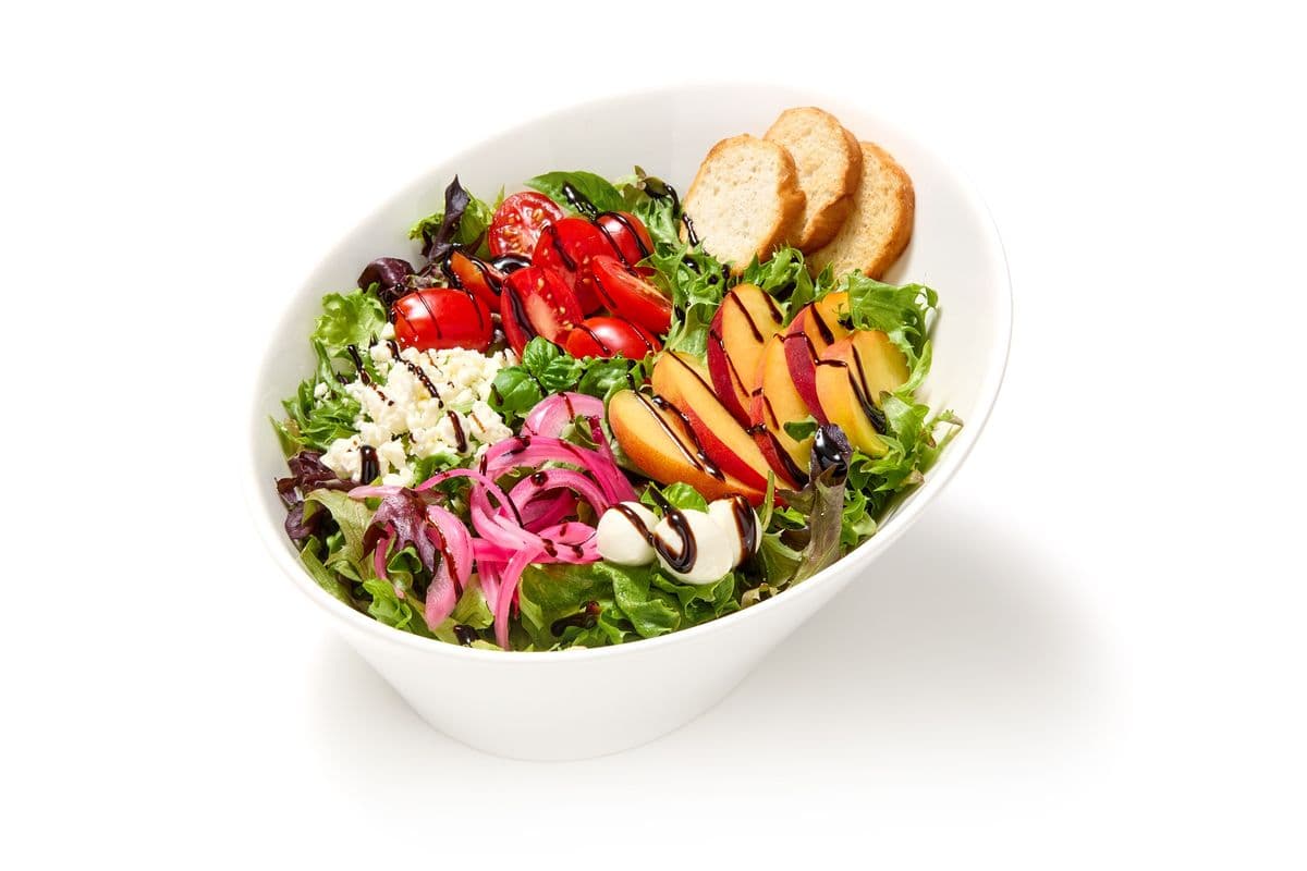 NEW Peach Caprese Salad