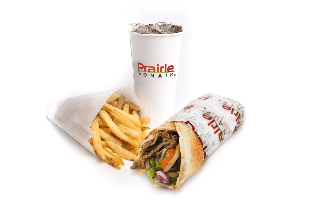 Philly Steak Shawarma Donair Combo (G.F)
