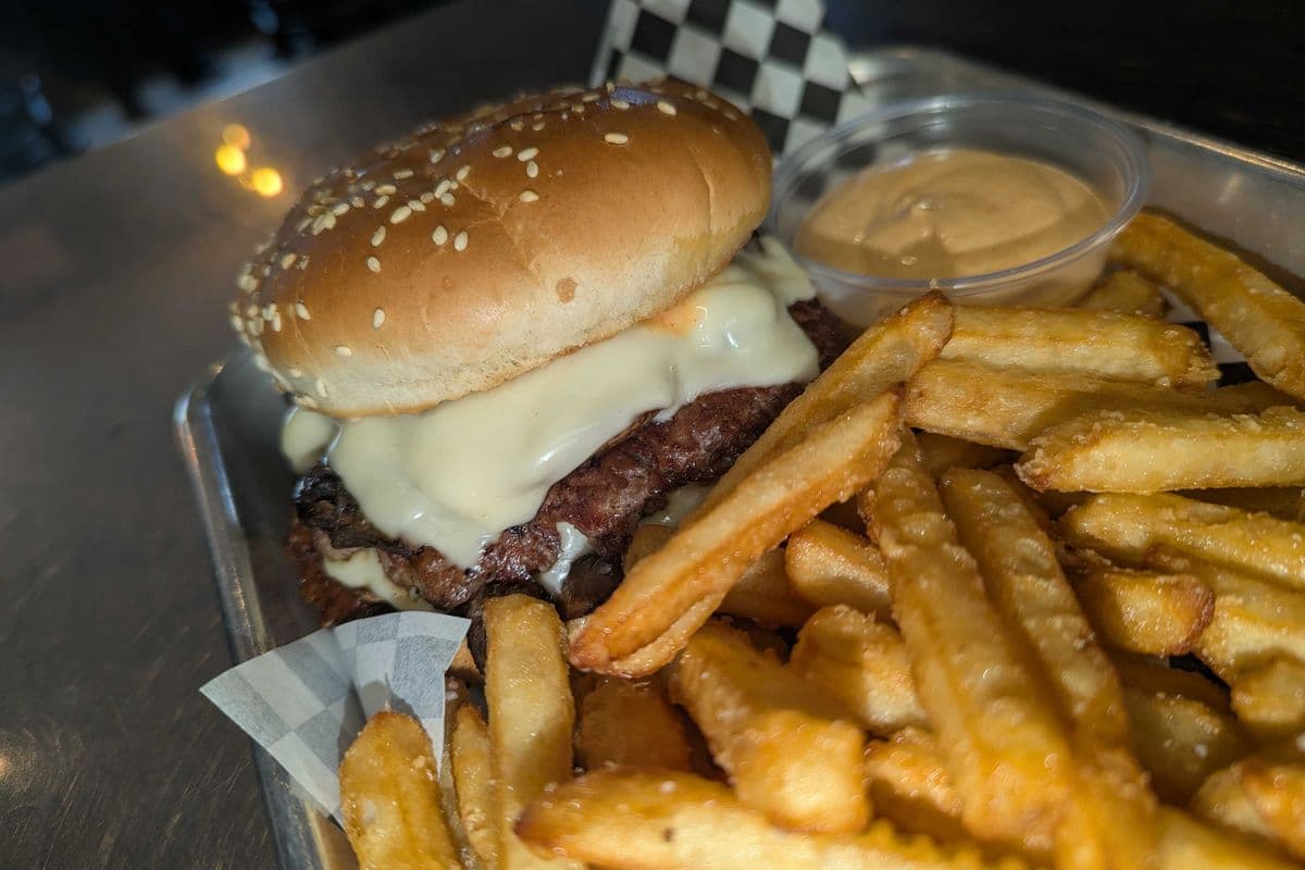 Mushroom Melt Burger