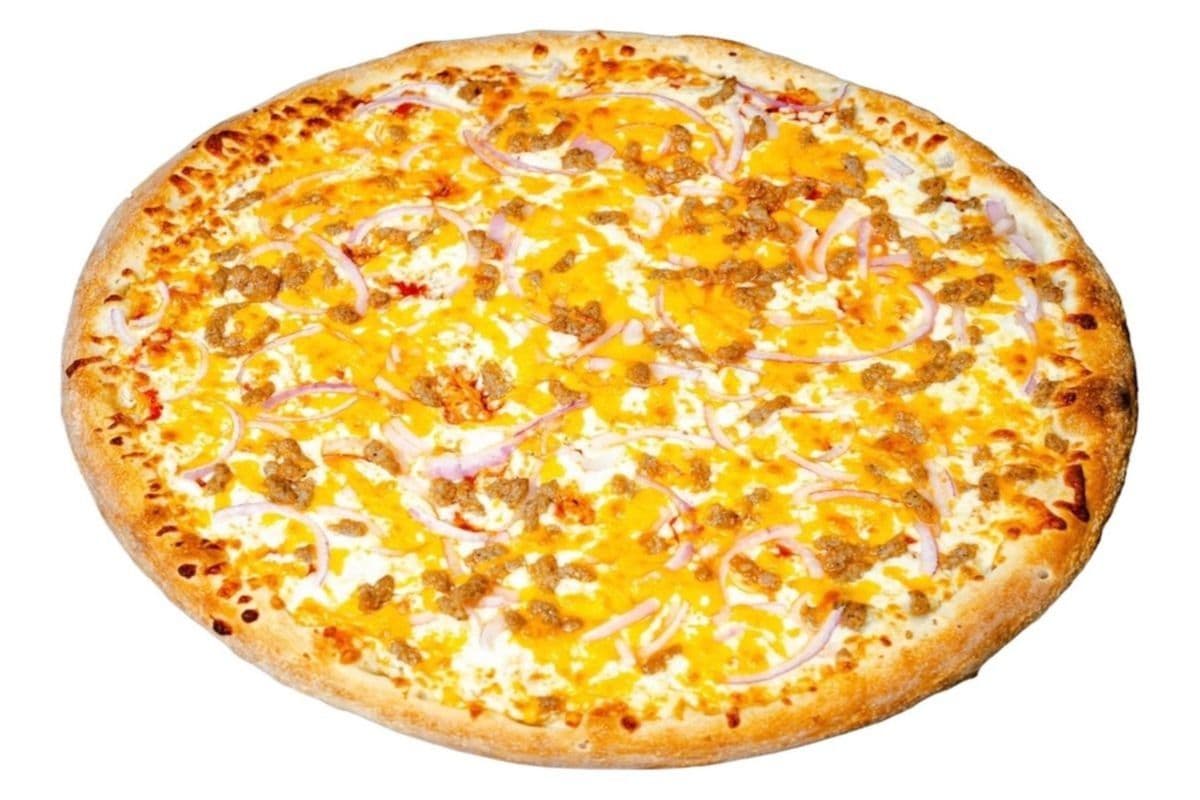 Beef and Cheddar Pizza